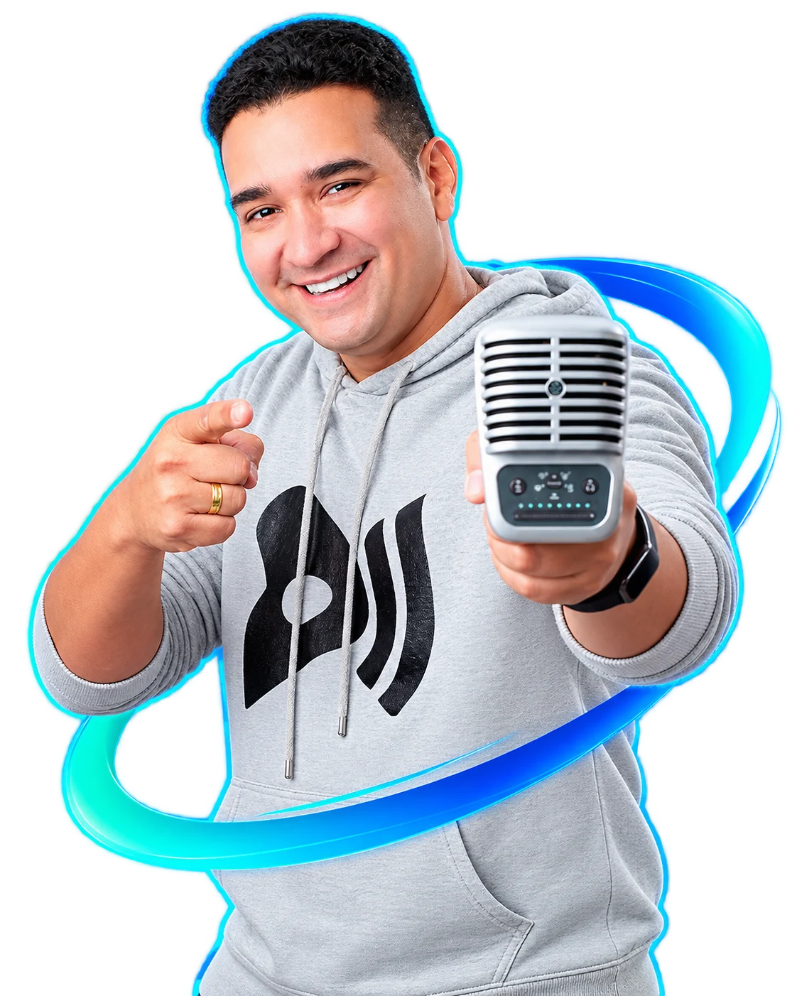 Luis Quintero comunicando